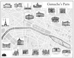 Gamache Paris Map
